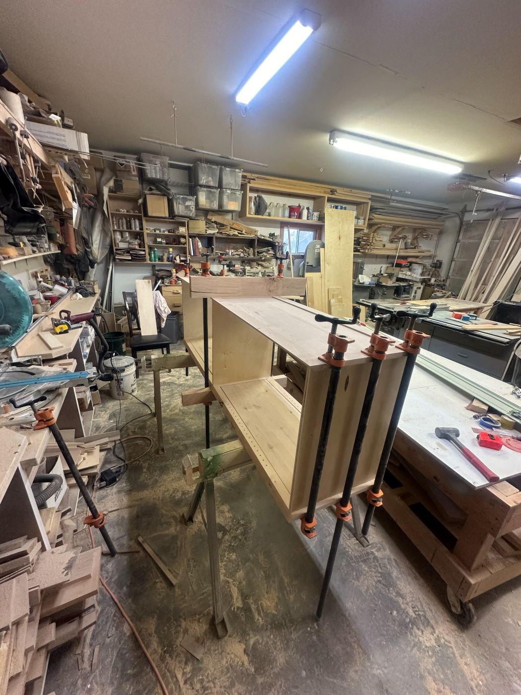 Cabinet box build